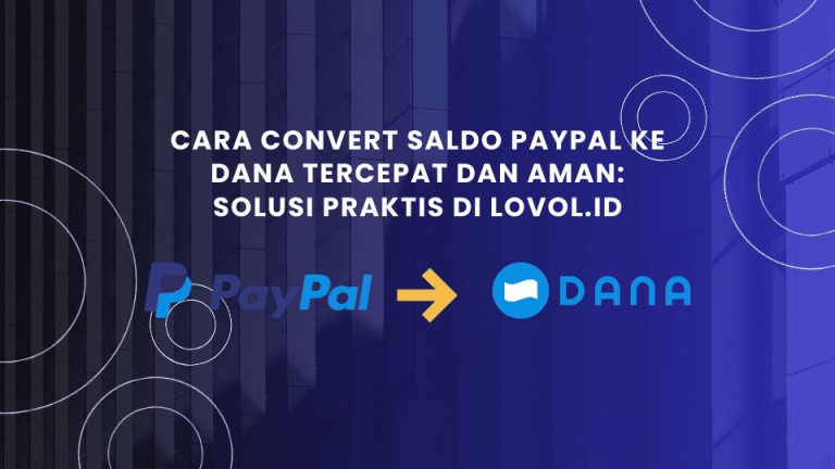 Convert Saldo PayPal ke DANA